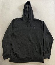 Volcom Foreman Pullover Hoodie Men  s Size XL Dark Gray Logo Skate Surf Wear