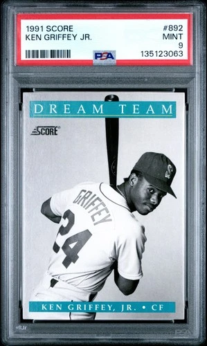 135123063 Ken Griffey Jr. 1991 Score #892 PSA 9