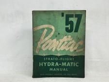 1957 Pontiac Hydra-matic Original Shop Manual Chieftain Super Chief Star Chief