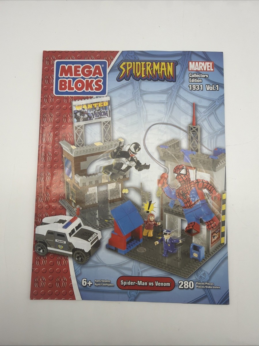 2004 Mega Bloks Marvel Spider-Man Set 1931 Instruction Manual Only