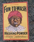 Vintage 1930's Fun To Wash Washing Powder "Empty" Box  — photo 5