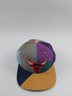Chicago Bulls Mitchell & Ness the Craze Cut & Sew Snapback Hat