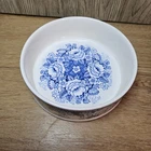 Vintage Mason's Blue and White Ironstone Crabtree and Evelyn Trinket Dish Bowl