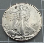 1947-D Walking Liberty Half Dollar 90% Silver - AU Condition