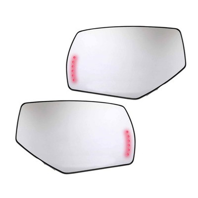 For GMC Sierra 1500 2014-2018 Mirror Glass Driver & Passenger Side | Pair Heated