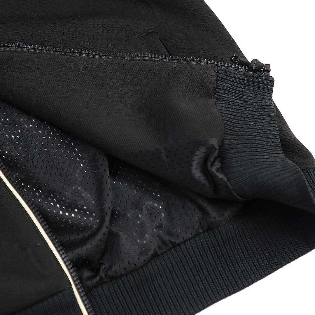 Gucci GG Jersey Jacquard Giacca Zip 662270 XJDE9 Nero S Usato0