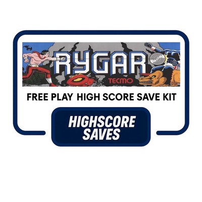 HighScoreSaves - Rygar Arcade Free Play + High Score Save Kit