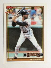 1991 Topps #752 Kevin Bass