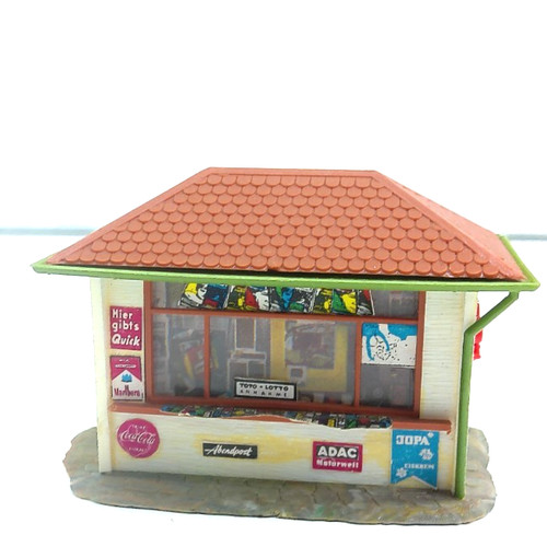 Quiosco Faller H0 B-135 - construido - sin embalaje original # 14440 | Condition: Gebraucht