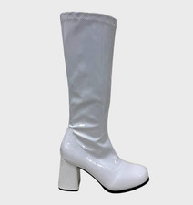 WOMENS FANCY DRESS PARTY GO GO BOOTS LADIES 1960s 1970s GOGO RETRO SIZE UK3 -UK8