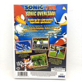 Sega Saturn Sonic Jam (Sega Saturn, 1997) Replacement Case & Artwork