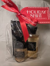  Travel Size Set Bath and Body Works Into The Night, Holiday Set Of 3