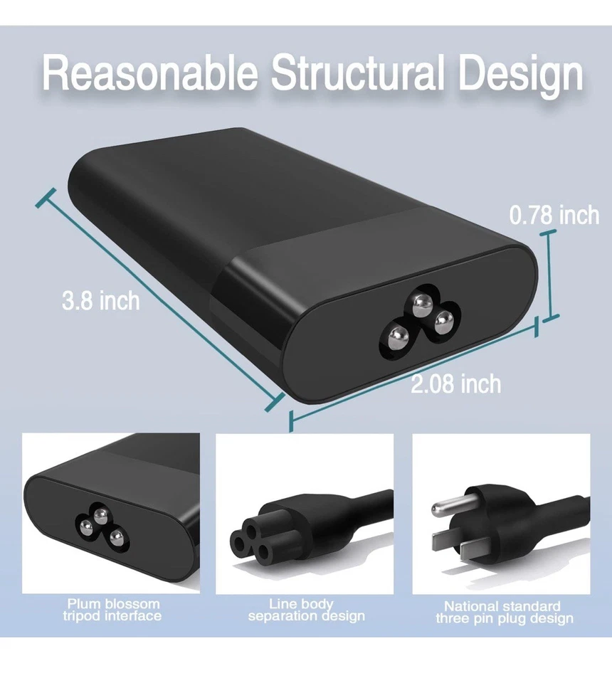 65W USB 充电器 Compatib 带 Android、iPhone、平板电脑、Macbook、iPad、三星。 — 第 4/4 张图片