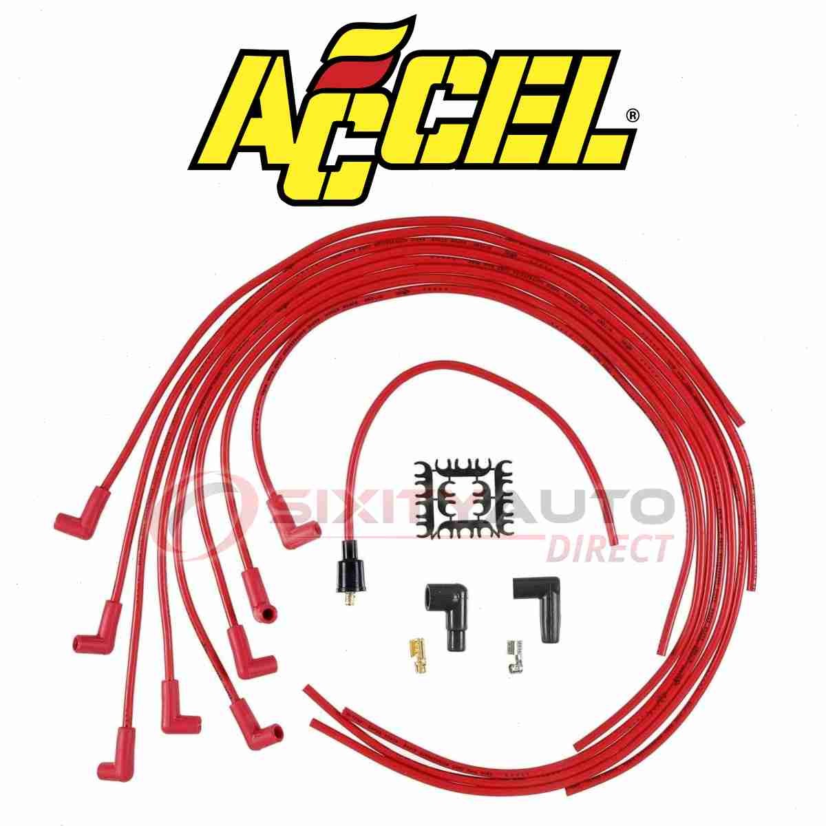 ACCEL Spark Plug Wire Set for 1963-1964 Dodge 330 6.3L 7.0L V8 - Ignition fz