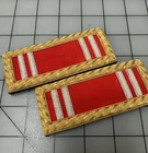Indian Wars 1872 Captain, U.S. Artillery Shoulder Boards Insignia, Red - NEW