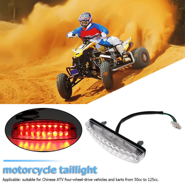 12V 16 LED Motorcycle Rear Tail Brake Lights for 50cc 125cc ATV Quad Kart #H4 YB9401