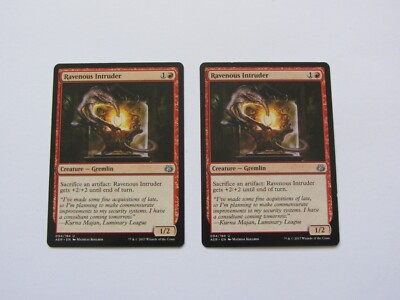 Ravenous Intruder x2 - mtg magic the gathering Aether Revolt NM