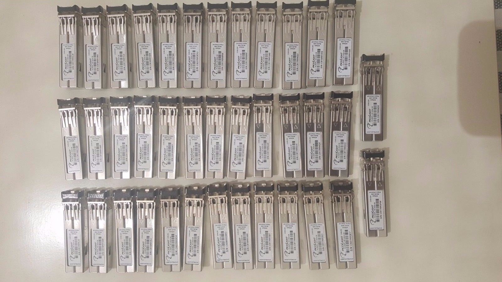 LOT OF 19 PICOLIGHT 4Gb SFP 850nm Transceiver GBIC PLRXPL-VE-SG4-26 | eBay