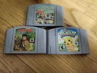 Hey You Pikachu, Star Wars Pod Racer, Diddy Kong Racing (Read Description) N64
