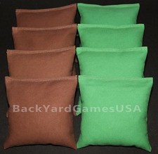 CORNHOLE BEAN BAGS Brown  Grass 8 ACA Corn Hole All Weather
