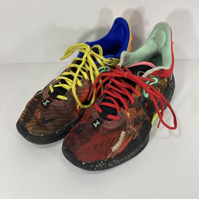 Nike PG 5 'Mismatched Drew League Multi-Color' CW3143-006 Mens Size 7