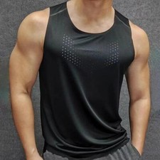 Camiseta Sin Mangas Para Hombre Ropa Maya Seca De Ejercicio Pesas Culturismo