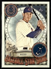 2019 Baseball Star Signs Anthony Rizzo Chicago Cubs #BSS-30