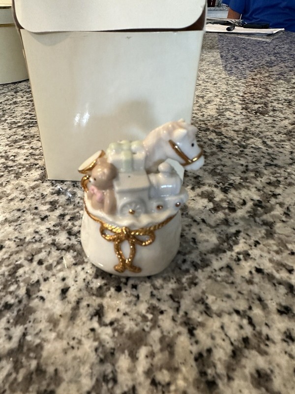 Lenox Salt Shaker ONLY  Santa Claus & Sack of Toys