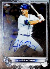 2022 TOPPS CHROME VETERAN AUTOGRAPHS #CVA-AF ADAM FRAZIER SEATTLE MARINERS