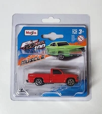 Adventure Force Red 1993 Chevrolet 454 SS Pick-Up Truck 1:64 Chevy In Protector