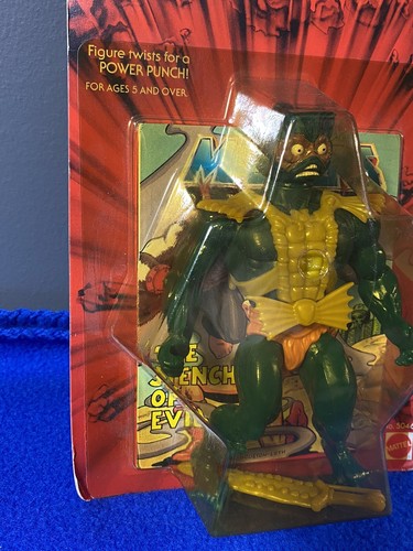 Vintage Masters of the Universe MER-MAN 5046 Mattel 1982 On Card NRFP NIP - Picture 4 of 12
