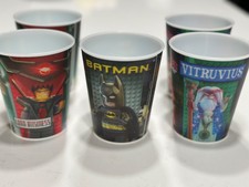 McDonald's The Lego Movie Hologram Cups 2013 Batman Vitruvius President Busines