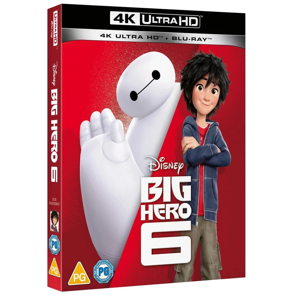 Big Hero Six [PG] (2 Disc) 4K UHD + Blu Ray DISNEY PIXAR NEW & SEALED - Image 2 of 3