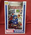 Funko Pop! Comic Book Cover with Case: Marvel - Captain America #27