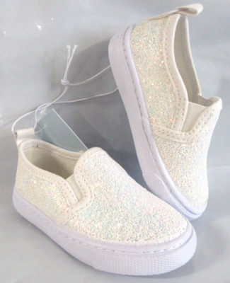 ジャッキー Cat & Jack Madigan Slip-On Sneakers Toddler Girls White