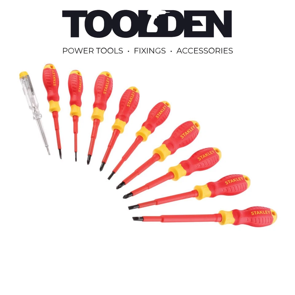STANLEY® HAND TOOLS Stanley STA060032 FatMax VDE Insulated Screwdriver Set 10pcs