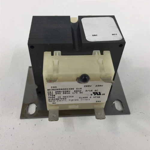 Trane D154957P03 Basler Electric BE362650GEK405 208/230V 24V 50VA Transformer