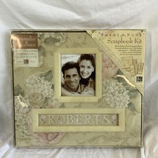 K  Company Scrapbook Album Kit 12 x 12 English Floral Frame a Name NEW Cottage
