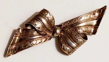 Forstner Sterling Silver Vintage Bow Brooch