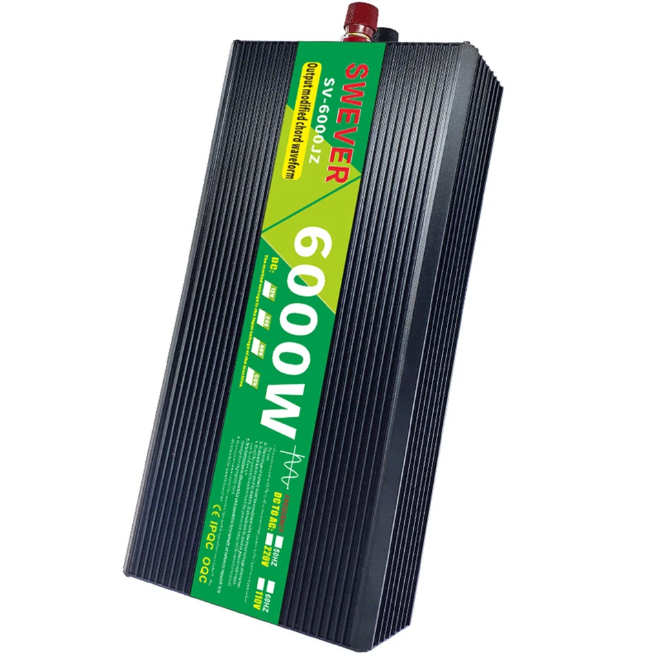 Power Inverter 6000W Modified Sine Wave DC 24V/48V/60V to AC 220V Inverter Van - Image 4 of 4