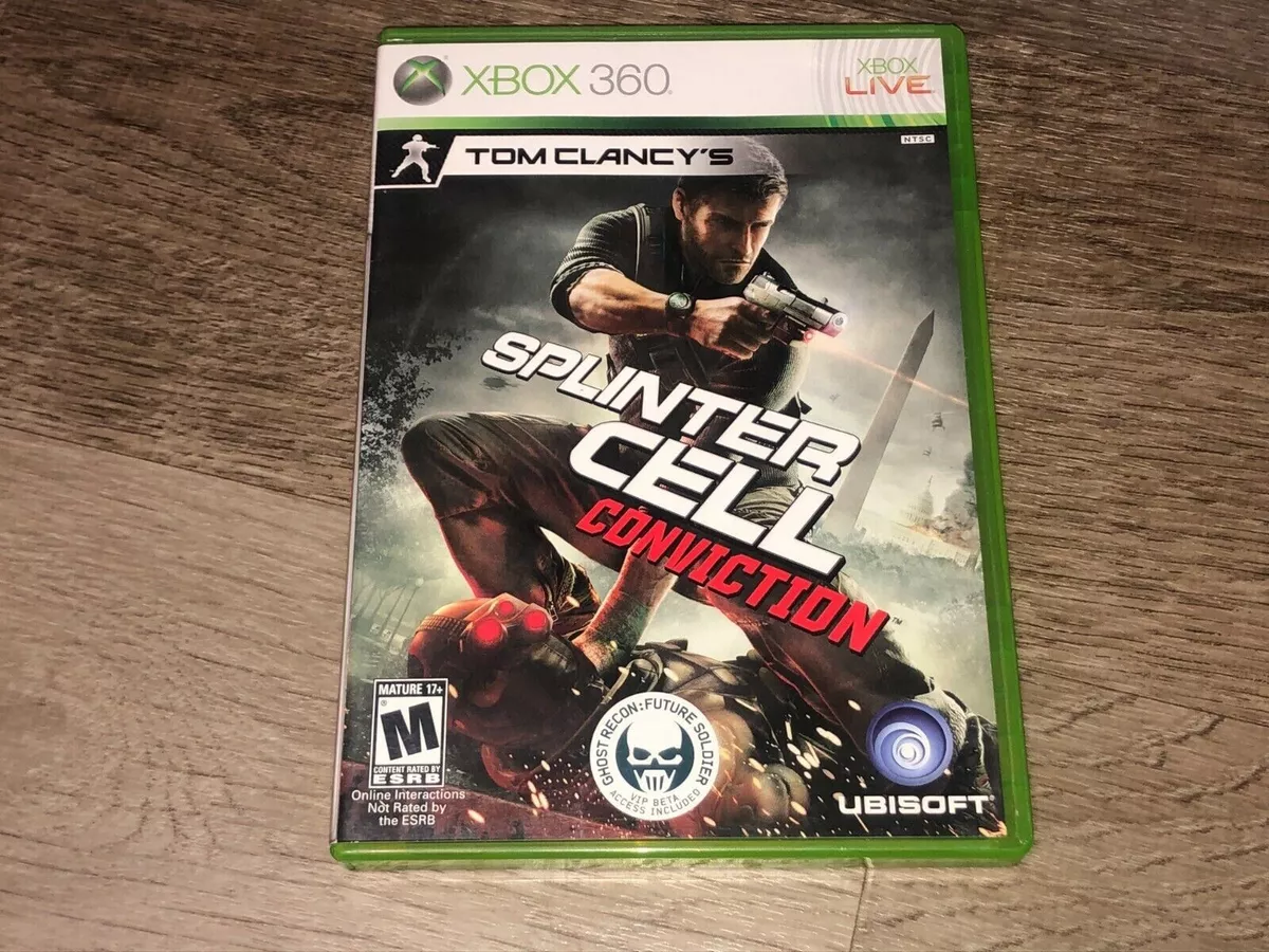 Tom Clancy's Splinter Cell Conviction Video Game for Xbox 360 - CIB - Used