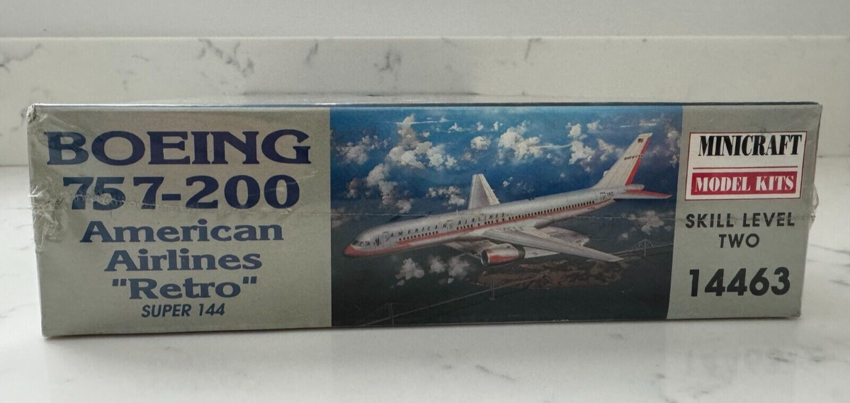 Maquette Avion Minicraft 1/144 - Boeing 777-200 American Airlines (Neuf)