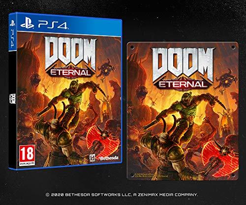 DOOM Eternal with Steel Poster (Exclusive to Amazon.co.uk) (PS4) - Game  FVVG