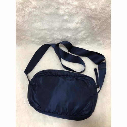 PRADA Triangle Logo Nylon Shoulder Bag Navy Crossbody Bag Nylon F/S - Picture 2 of 10