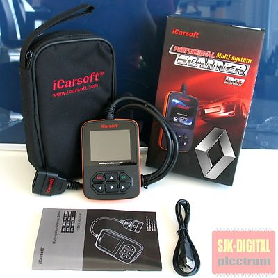 OBD2 iCarsoft i907 CP/RT V1.0 Diagnosegerät für Renault Espace Koleos Twingo usw