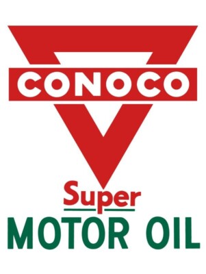 CONOCO Super Motor Oil Metal Sign: 12x16'' - Free Shipping