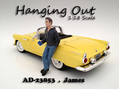 ''HANGING OUT'' JAMES FIGURE FOR 1:18 SCALE MODELS BY AMERICAN DIORAMA 23853