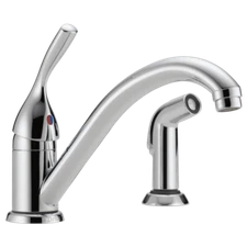 Delta Kitchen Faucet 1-Handle w/ Spray Chrome-Certified Refurbished