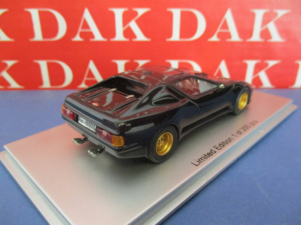 1/43 Modellino Auto PUMA GTV 033 S 1985 Black by Kess Lim. Ed. 200 pieces - Immagine 3 di 4