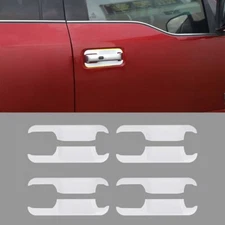 White 2015-20 For Ford F150 Truck 4 Door Handle Back Plate Lever Bowl Cover Trim